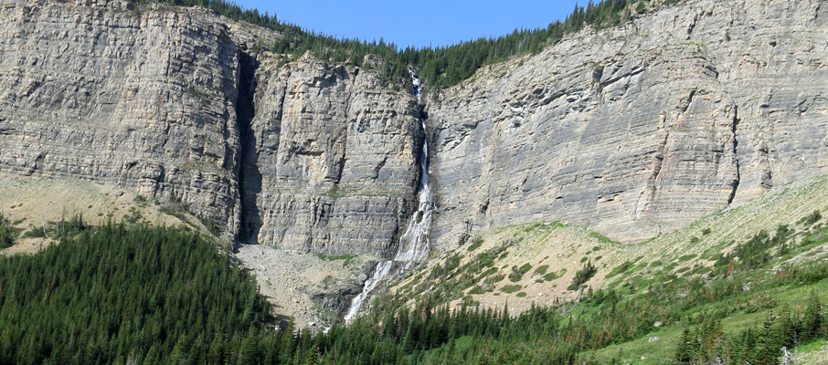 Lineham Falls from the Trail's End